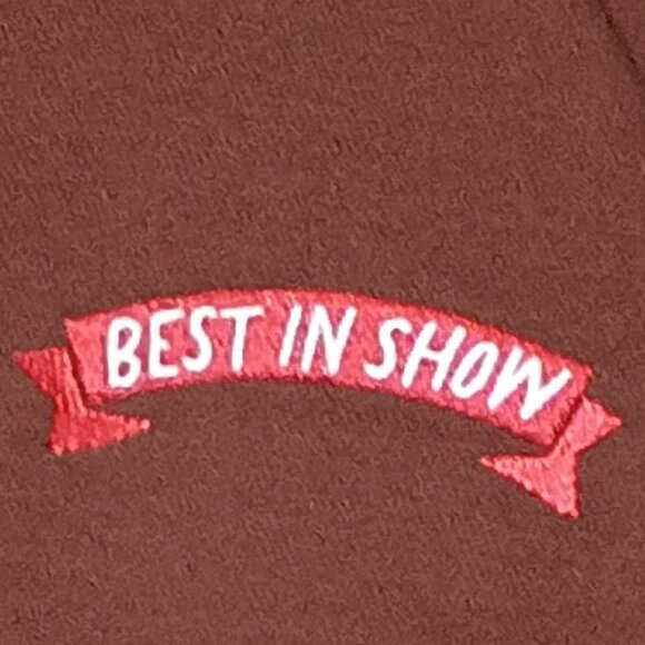 NEW Adult "Best In Show" Crewneck Sweatshirt - Brown - The Cuddle Collab - XS - Picture 5 of 9